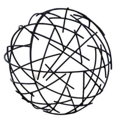 Draadkogel, roest design