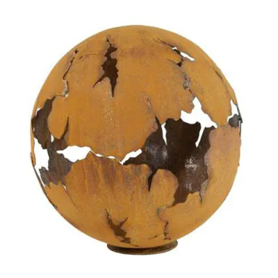 Kogel voorzien van scheuren, roest design