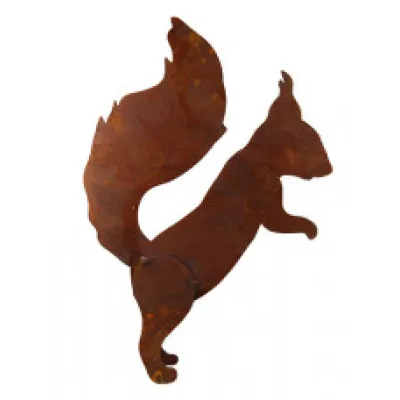 Eekhoorn om aan pot te hangen, roest design