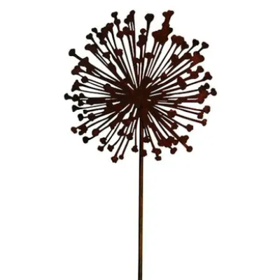 Allium tuinsteker, vlak, roest design