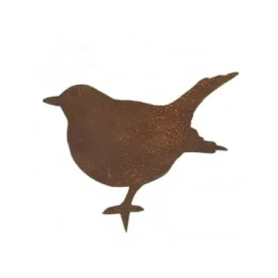 Vogel grote merel, ministeker, roest design