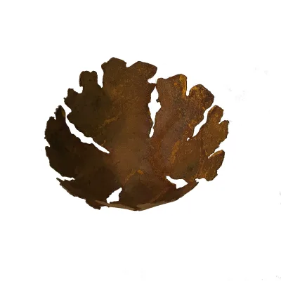 Mini schaal met scheuren om neer te zetten, roest design
