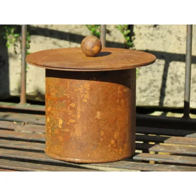 Vuurpot, roest design