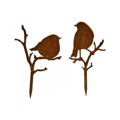 Vogel op tak klein, roest design