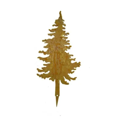 Kerstboom nr 1 - 20 cm hoog, ministeker, roest design