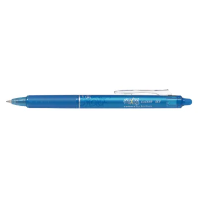 Rollerpen PILOT Frixion Clicker lichtblauw 0.35mm