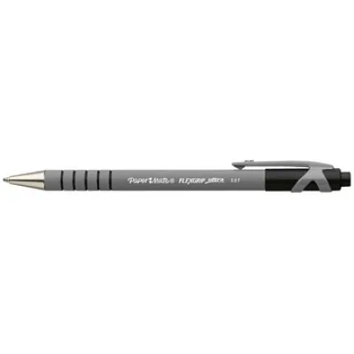Balpen Paper Mate Flexgrip Stick zwart fijn