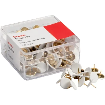 Punaises Bruna wit 150 stuks