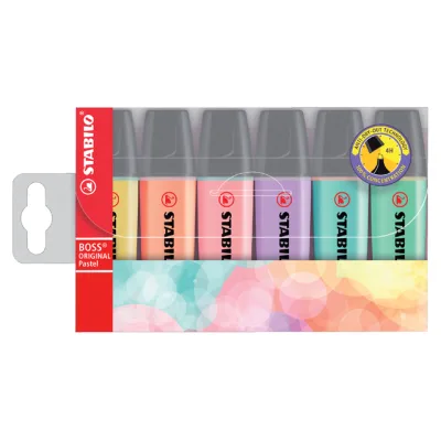 Stabilo Boss Pastel 6-Pack