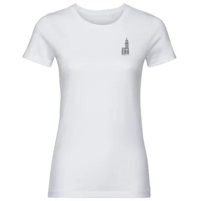 Deventer Lebuïnuskerk klein dames T-shirt wit