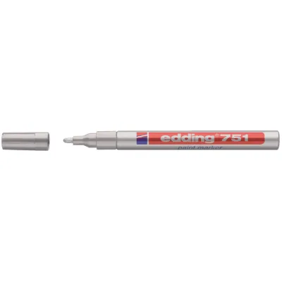 Edding lakmarker 751 zilver