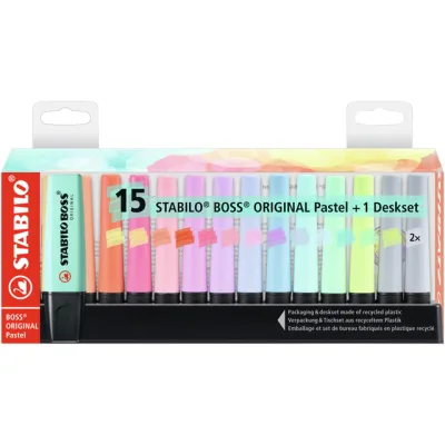 Markeerstift Stabilo Boss Original 7015-02-5 desk pastel ass
