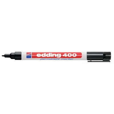 Viltstift edding 400 rond zwart 1mm