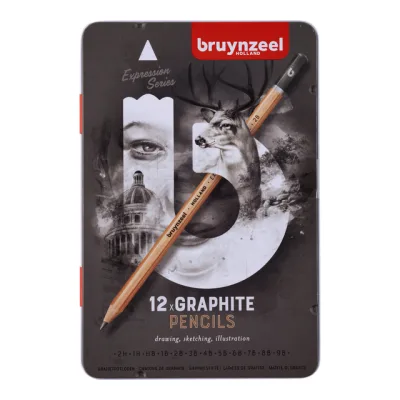Driekantige glutenvrije grafietpotloden van Bruynzeel