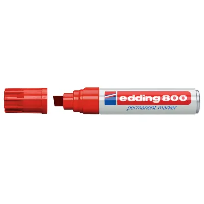 Viltstift edding 800 schuin rood 4-12mm