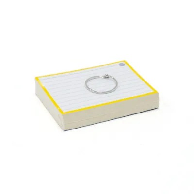 Flashcards Medium Lijn 50 stuks - Geel