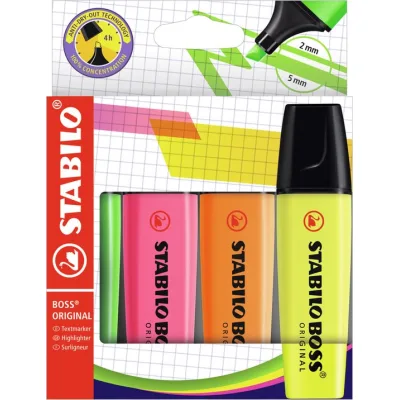 Stabilo Boss Neon 4-Pack