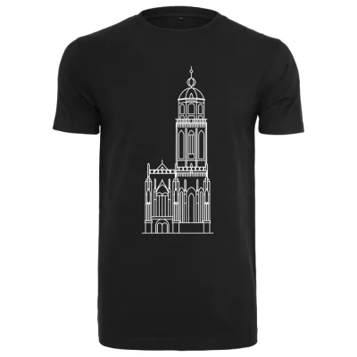 Deventer Lebuïnuskerk heren T-shirt zwart