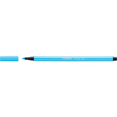 Stabilo Viltstift Point 68 neonblauw
