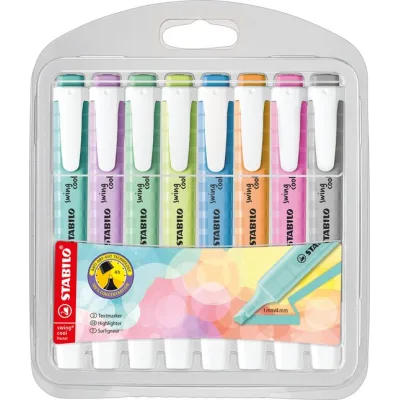 Stabilo Swing Cool Pastel 8-Pack