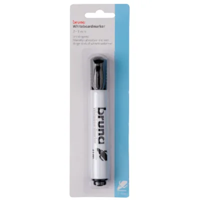 Bruna Whiteboard Marker Zwart