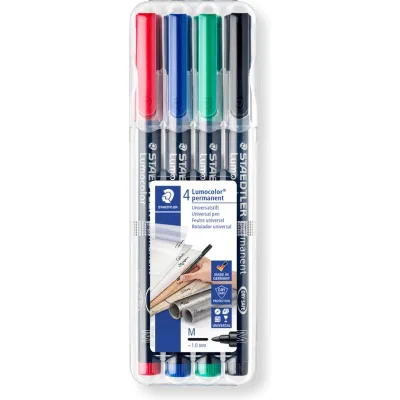 Staedler Lumocolor Permanent 4-Pack