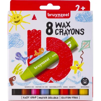 Bruynzeel Waskrijt 8 Stuks