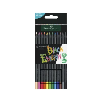 Kleurpotloden Faber-Castell Black Edition 12st.