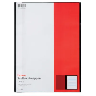 Snelhechters Zwart A4 5-Pack