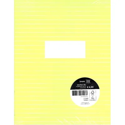 Schrift A5 Lijn 10-Pack Neon