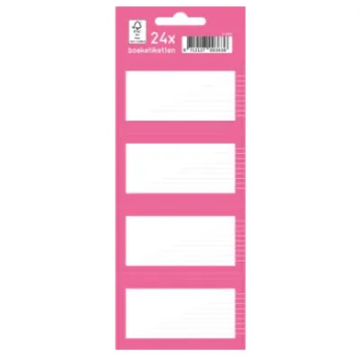 Etiketten Roze 24st.