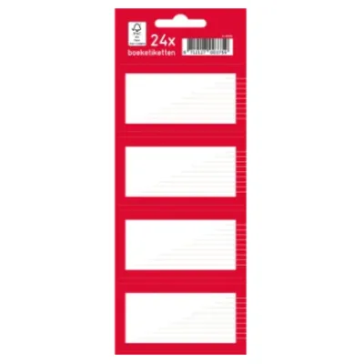 Etiketten Rood 24st.