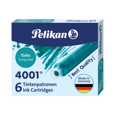 Pelikan Inktpatronen 6-Pack - Turquoise