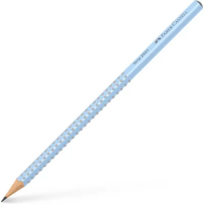 Faber-Castell grafietpotlood - Grip 2001 - B - sky blue - FC-517074