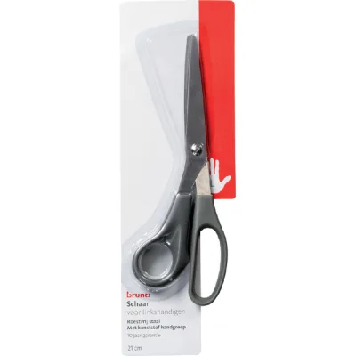 Bruna Schaar Zwart 21cm - links
