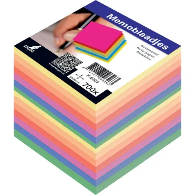 Kangaro 700 Memoblaadjes - Meerkleurig