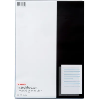 Plastic Insteekhoezen - L-model - Glashelder - 10 stuks
