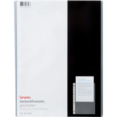 Plastic Insteekhoezen - Glashelder - 10 stuks