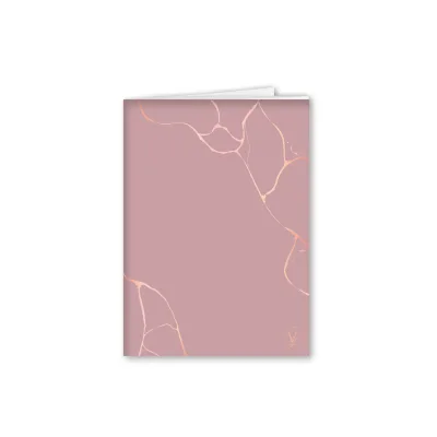 Schrift A5 Lijn - Valo Roze