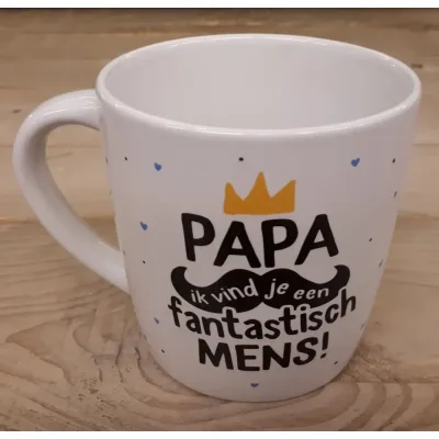 Mok Papa ik vind je een fantastisch mens